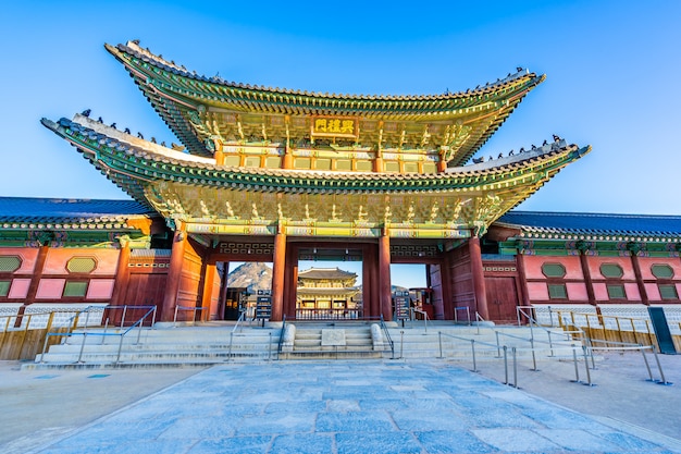 Photo gratuite palais gyeongbokgung