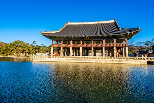 Photo gratuite palais gyeongbokgung