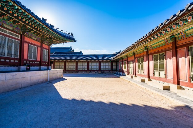 Photo gratuite palais gyeongbokgung