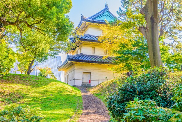 Palais impérial à tokyo au japon