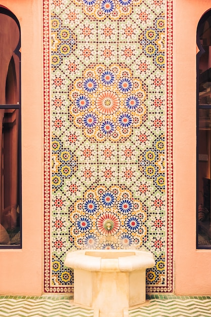 palais mosaïque modèle de porte ben