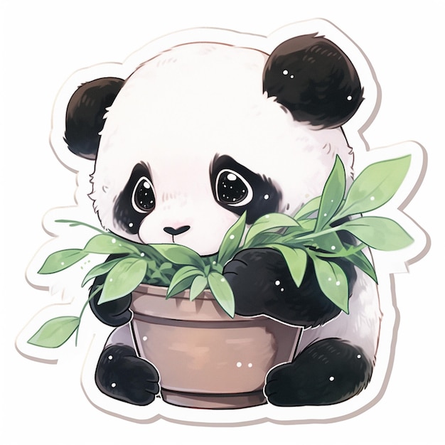 Le panda est mignon.