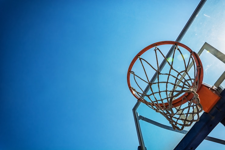 Photo gratuit panier de basket