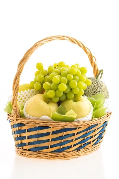 Photo gratuite panier de fruits