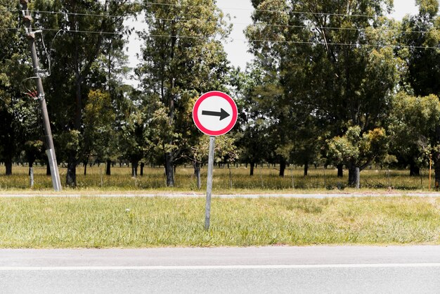 Panneau de signalisation