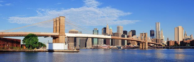 Panorama de Manhattan à New York