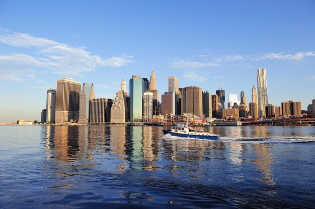 Panorama de Manhattan à New York