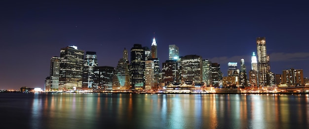 Photo gratuite panorama de la ville de new york
