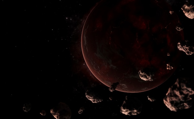 Panoramique de nuit de galaxie