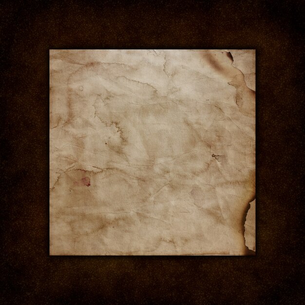 Papier grunge sur une texture de cuir ancienne