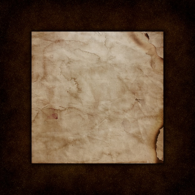 Papier grunge sur une texture de cuir ancienne