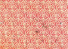 Photo gratuite papier peint de fond motif asiatique rouge