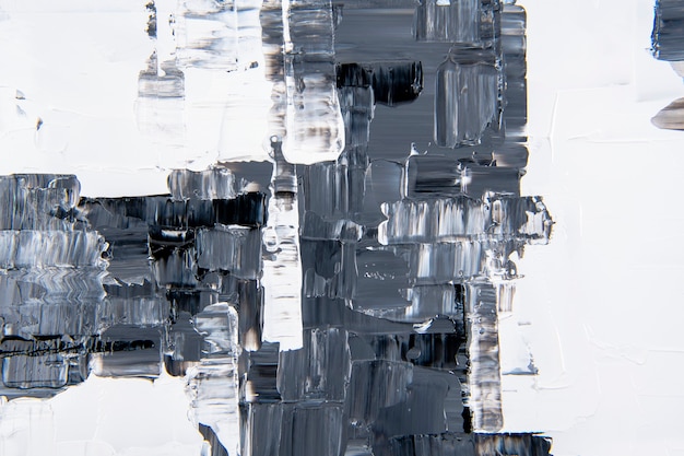 Papier peint de fond de texture de peinture, art abstrait noir dans la peinture acrylique