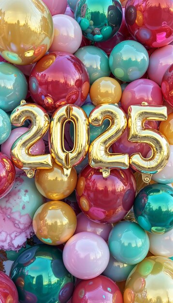 papier peint pour l'année nouvelle 2025
