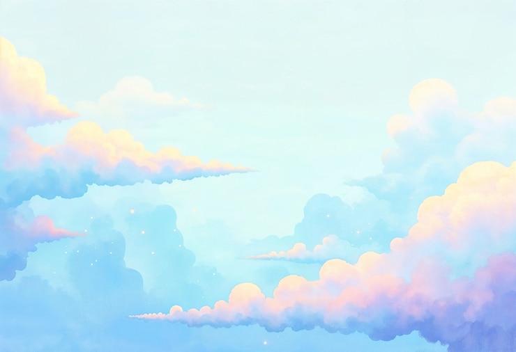Photo gratuit papier peint pour nuages esthétiques