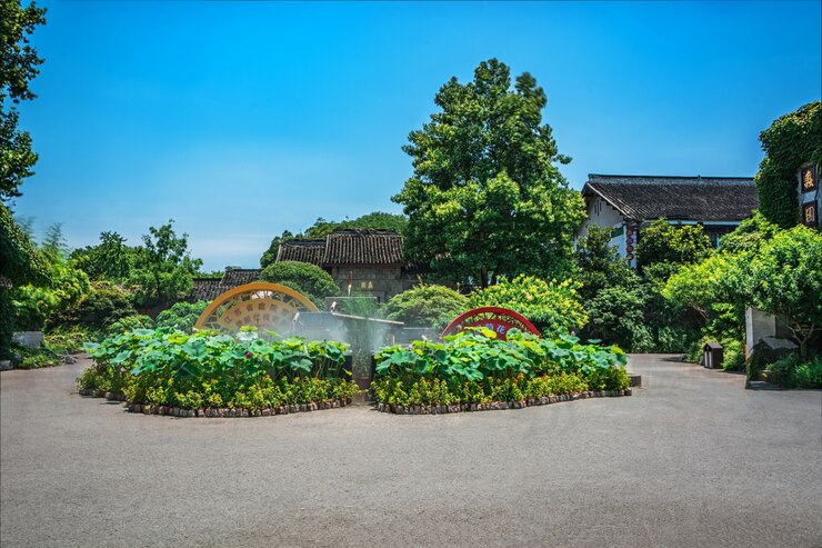 Photo gratuit parc de la ville en chine