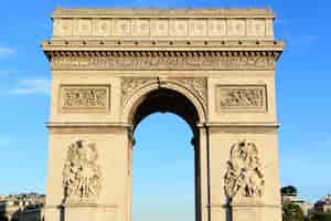 Photo gratuite paris arc de triomphe