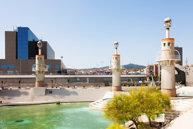 Parque de l&#39;Espagne à Barcelone