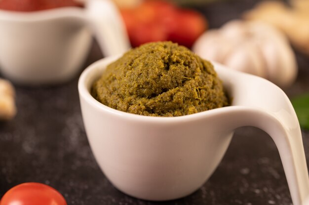 Pâte de curry vert à base de piment