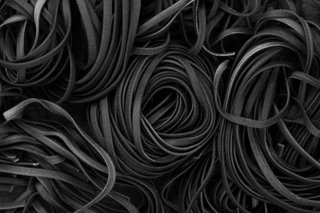 Pâtes tagliatelles noires