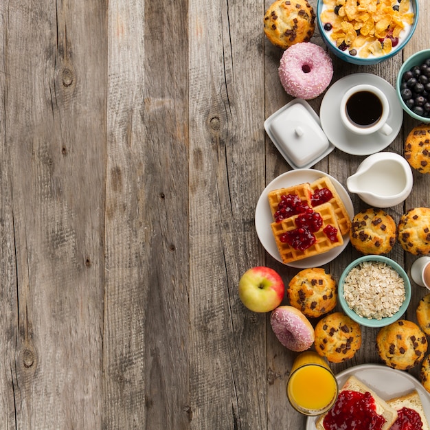 Pâtisserie debout en ligne