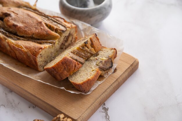 Pâtisserie délicieuse à angle élevé