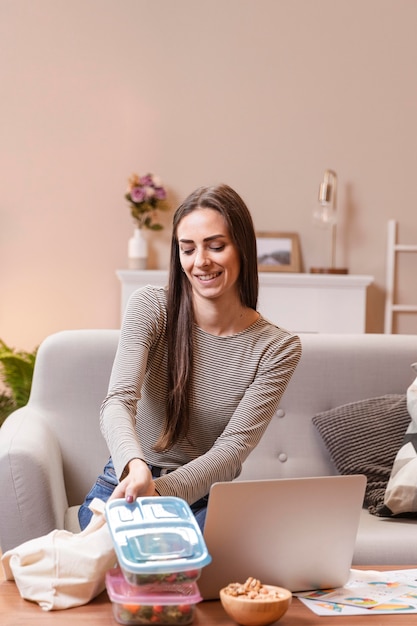 Pause déjeuner télétravail à domicile