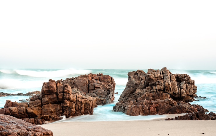 Photo gratuit paysage d'une belle plage