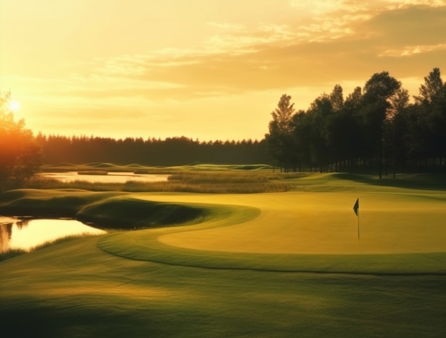 Paysage de golf