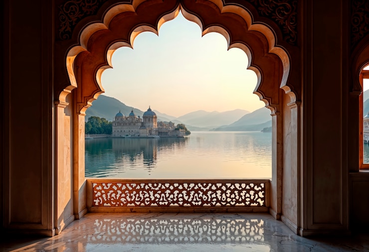 Photo gratuit le paysage indien coloré et vibrant