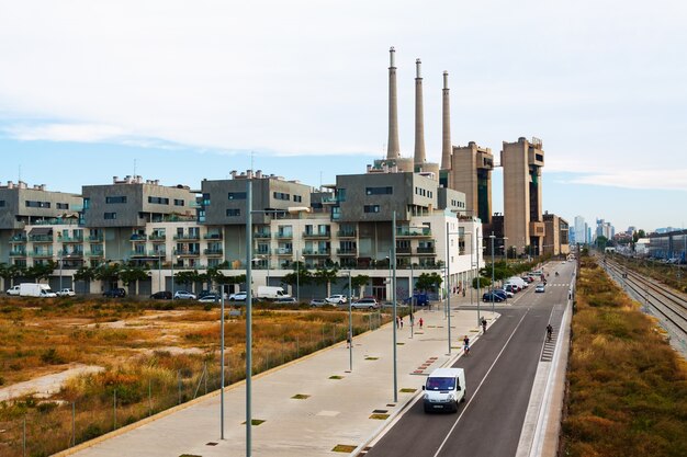 Paysage de l&#39;industrie. Barcelone