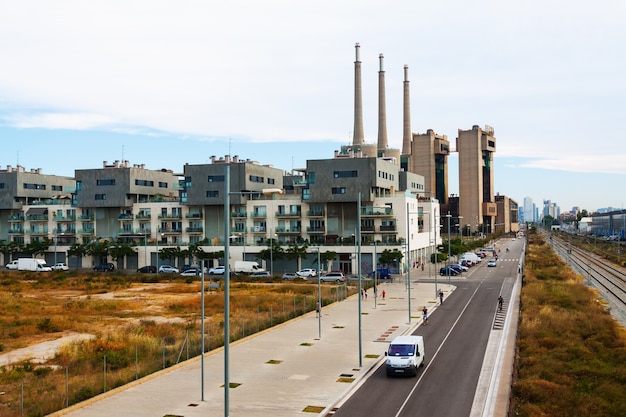 Paysage de l&#39;industrie. Barcelone