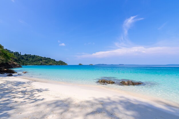 paysage magnifique de la plage vue sur l&#39;île de Koh Chang