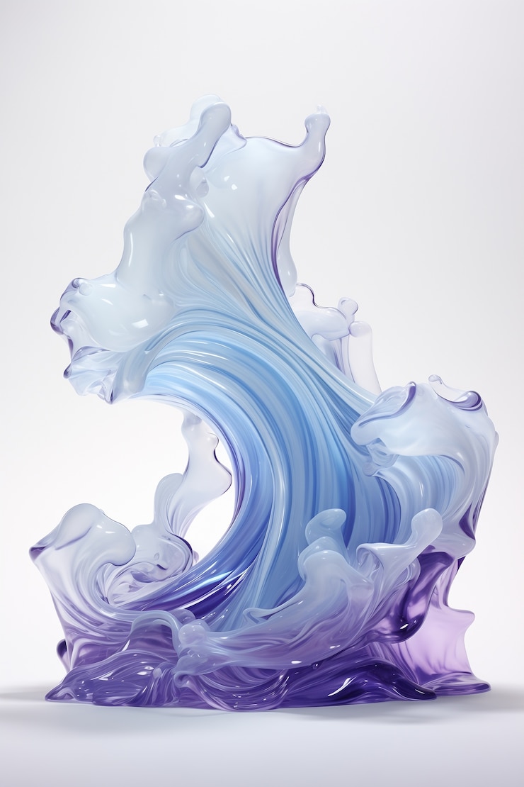 Photo gratuit paysage marin en 3d