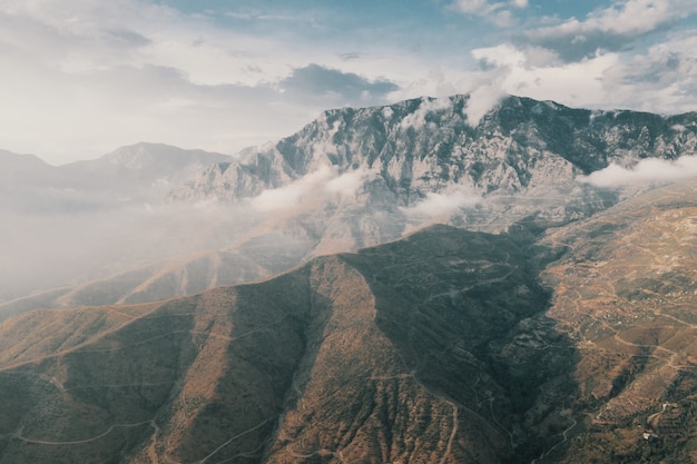 Photo gratuite paysage de montagnes en turquie