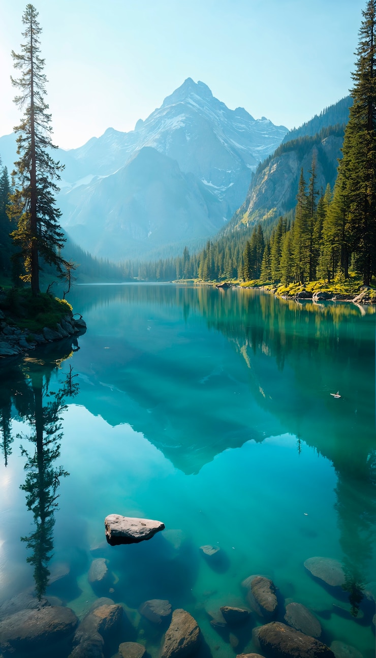 Photo gratuit un paysage naturel magnifique