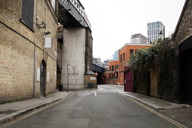 Photo gratuit paysage urbain de belles rues de londres