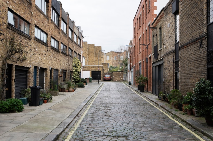 Photo gratuit paysage urbain de belles rues de londres