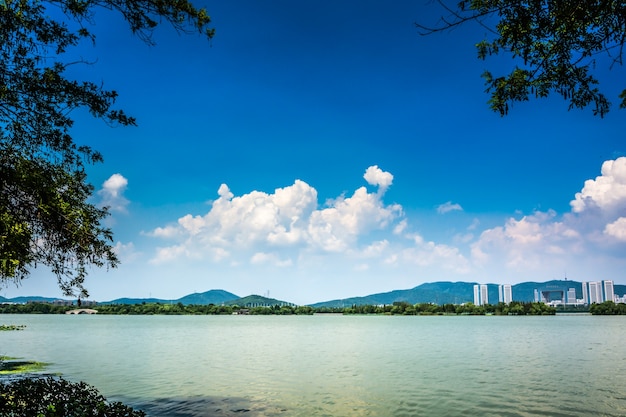 Photo gratuite paysage urbain en chine