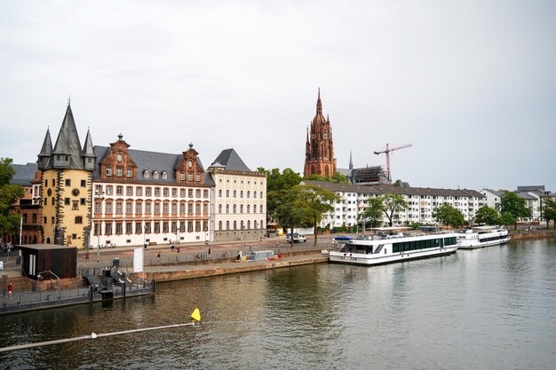 Paysage urbain du centre-ville de Francfort en Allemagne