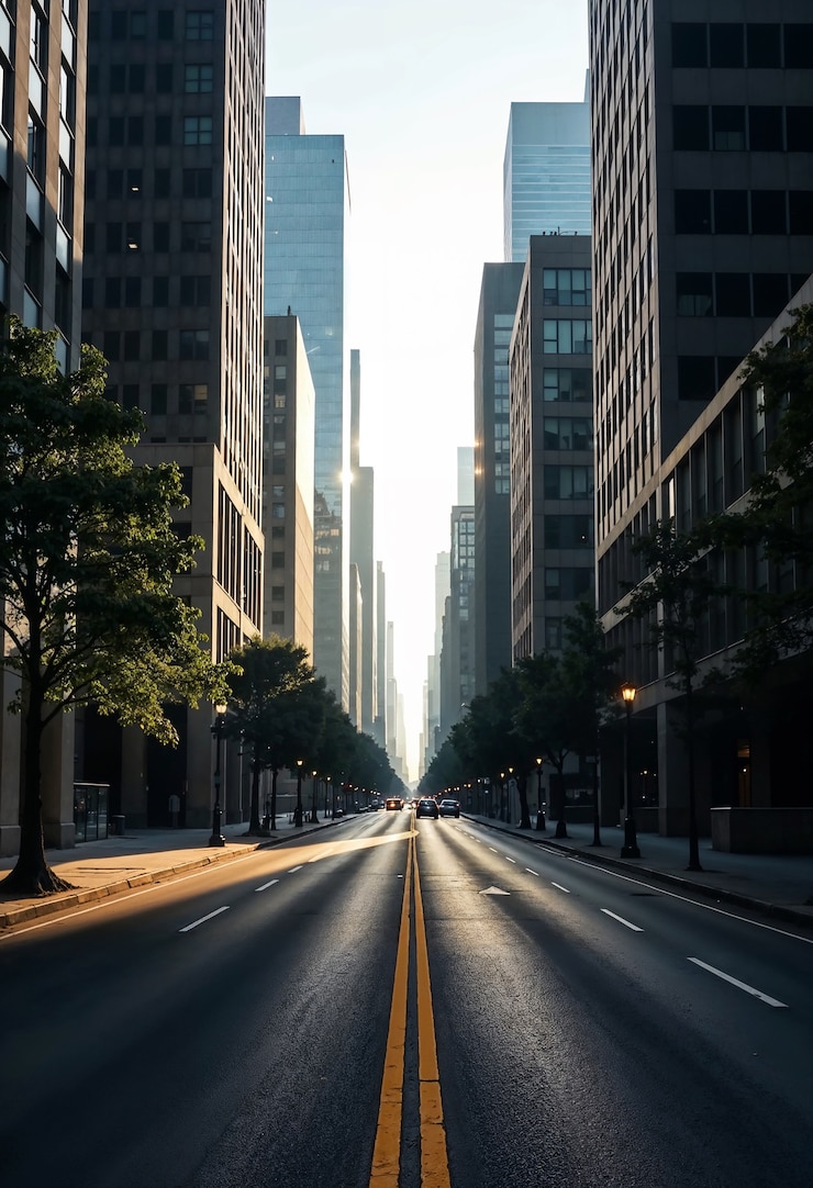 Photo gratuit le paysage urbain du gratte-ciel