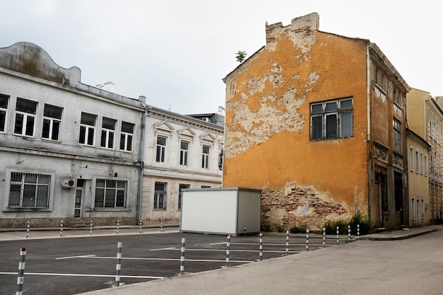 Photo gratuite paysage urbain ensoleillé