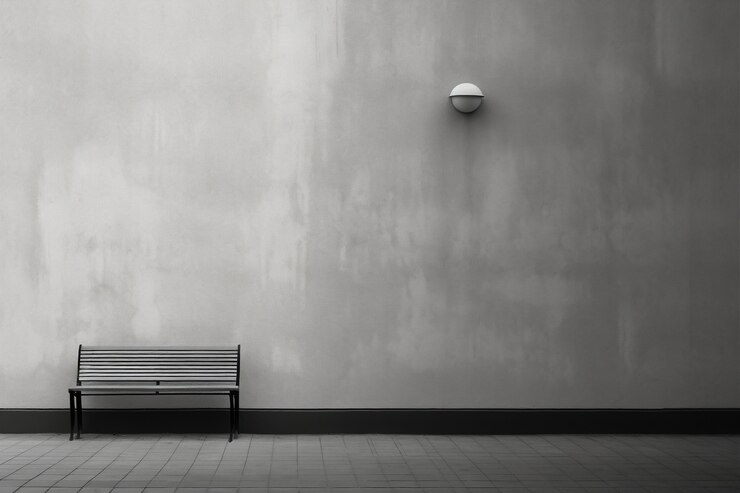Photo gratuit paysage urbain minimal monochromatique