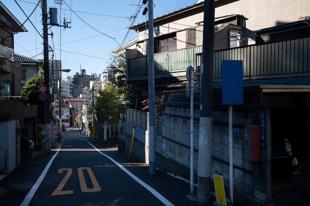 Paysage urbain de Tokyo pendant la journée