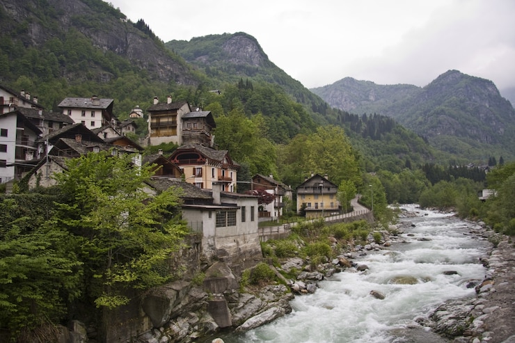 Photo gratuit paysage de valsesia