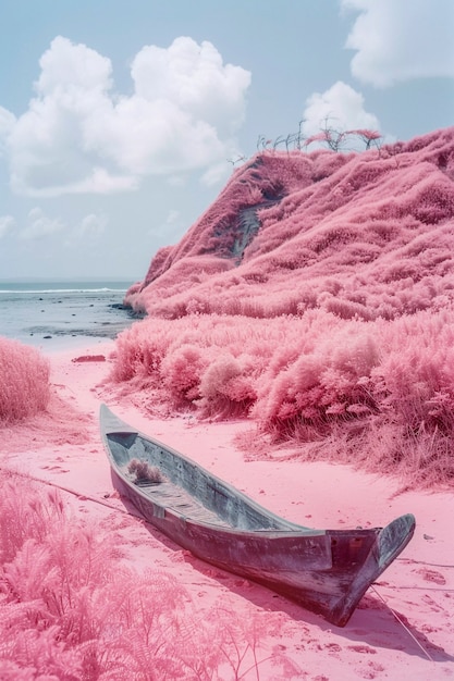 Photo gratuite paysage de voyage dans une esthétique de rêve