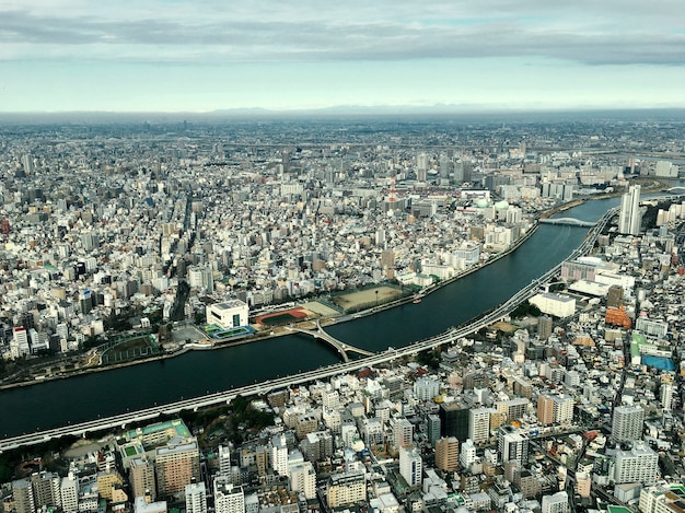 Photo gratuite paysages du japon au centre-ville