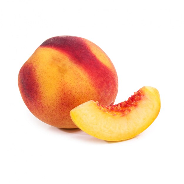 Peach sur la table