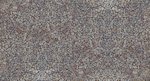 Photo gratuite pebble gravel stones fond de mur en mosaïque texturée