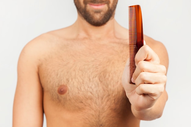 Photo gratuite peigne classique pour hommes